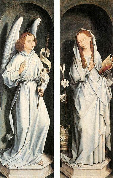 Hans Memling Annunciation oil painting image
